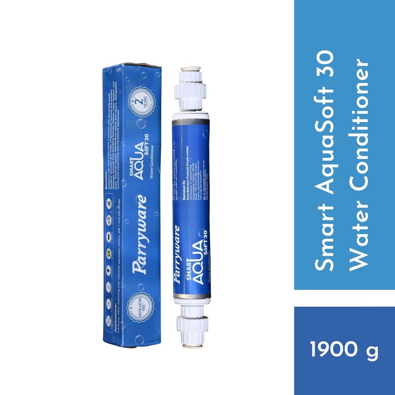 Parryware Smart Aquasoft 30 Water Softener for Individual House only Upto 4 bathrooms Prevents limescale deposits 2 Years Warranty Free Installation - Image 2