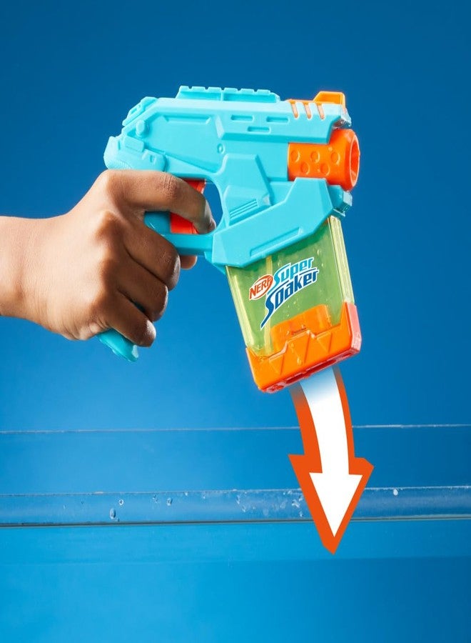 SUPER SOAKER Nerf Super Soaker Mini Dunk-Fill Water Blaster | Easy Instant Fill Tank | Just Dunk & Go | 101 ml Tank | Pichkari Outdoor Water Games | Branded Toy Pichkari for Holi | Kids Ages 6+ - Image 4