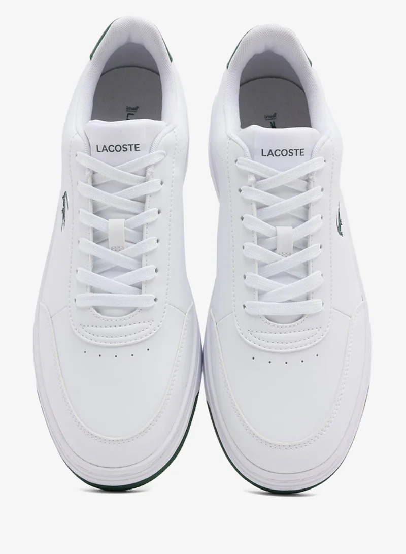 LACOSTE WHT/DK GRN Pro Low Top Court Sneakers for Men | Best Price UAE