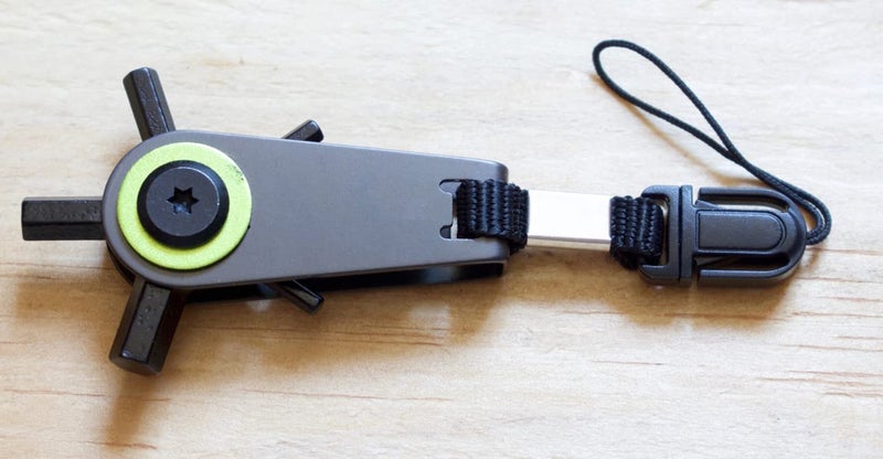 Citaaz Citaaz Zip Allen Key Durable Compact Tool Attachment Zipper Puller Titanium Zipper HEX Compact Allen Key Tool Zip Puller Attachment MicroTools - Image 3