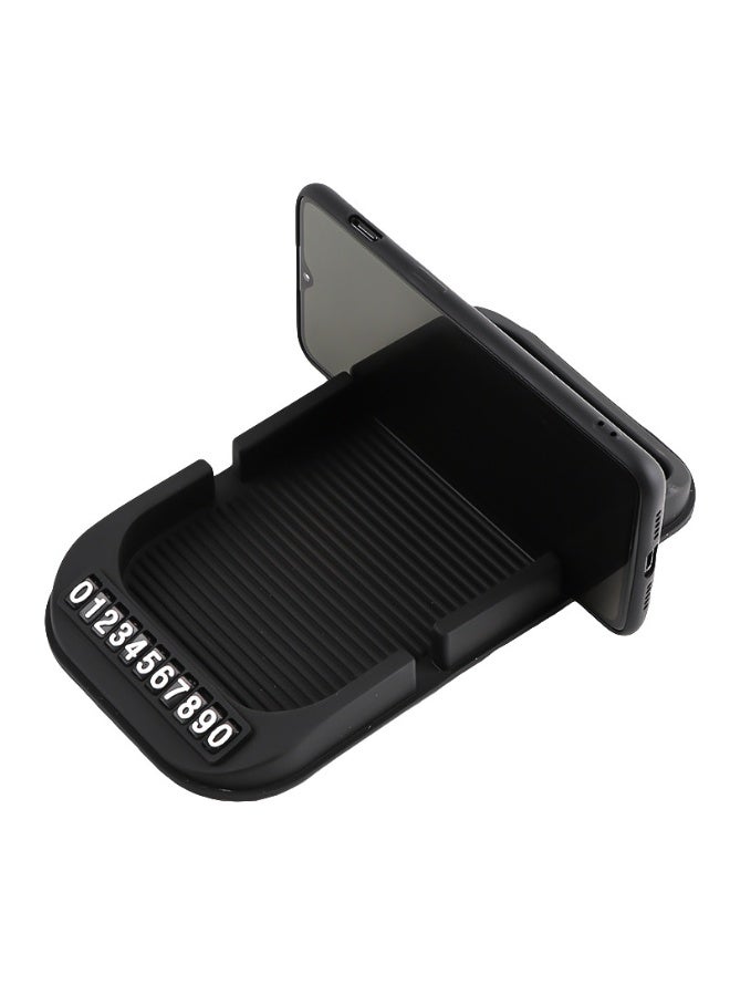 Halamodo Car Phone Holder, Car Phone Mount Silicone Car Pad Mat for Various Dashboards, Slip Free Desk Phone Stand Compatible Smartphones, GPS Devices and More, Black - Image 5