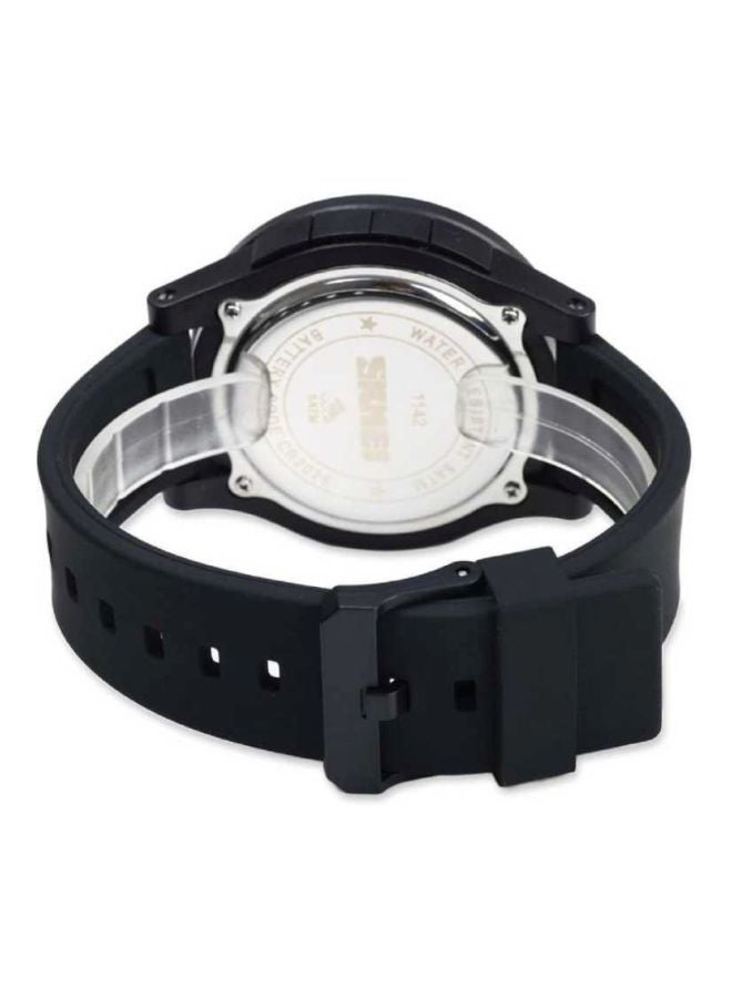 Men's Water Resistant Digital Watch 1142 - 53 mm - Black - Image 2