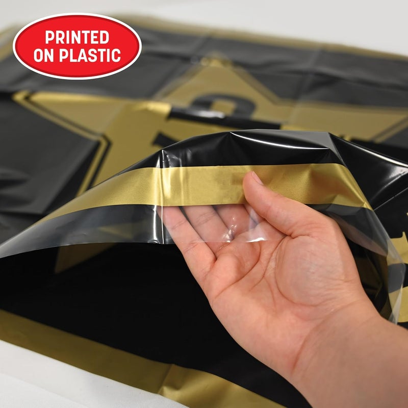 Beistle VIP Stage Door Entrance Door Cover - Black and Gold (Pack of 12) - Image 4