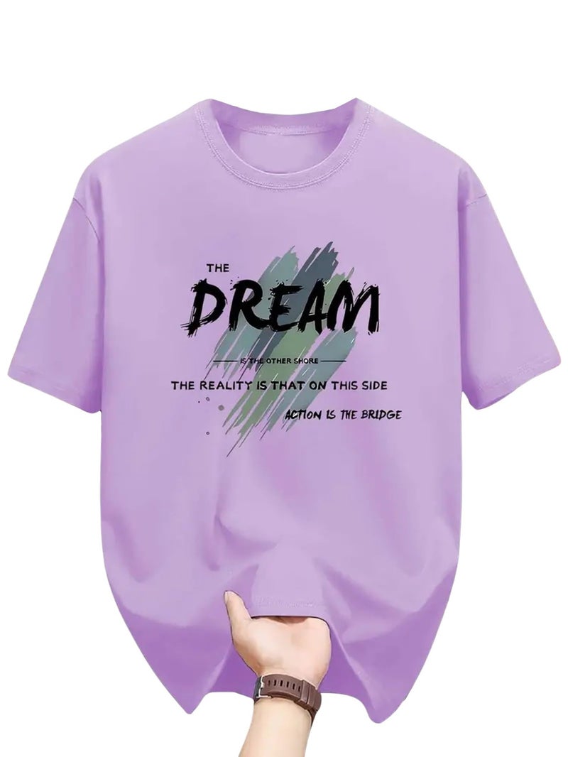 Lymio Men T-Shirt || T Shirt for Men (T-50-Purple-2XL) - Image 1