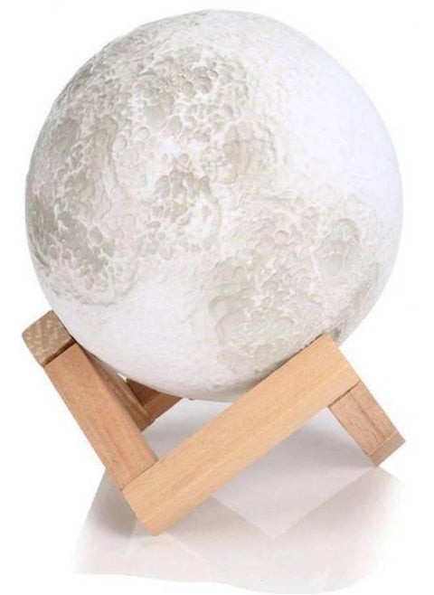 3D LED Moon Night Lamp Moonlight Base Table Desk Light Magical Gift Touch Sensor