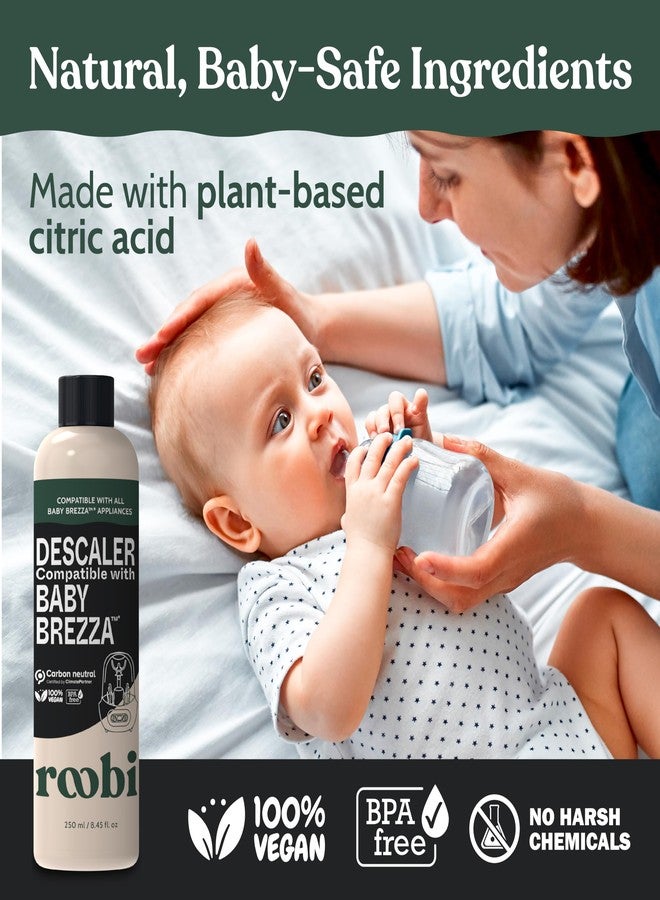 Roobi Descaling Solution Compatible with Baby Brezza. Specially Formulated to Clean & Descale Baby Appliances. Up to 2 Uses per Bottle, 2 Pack. Carbon Neutral. - Image 2