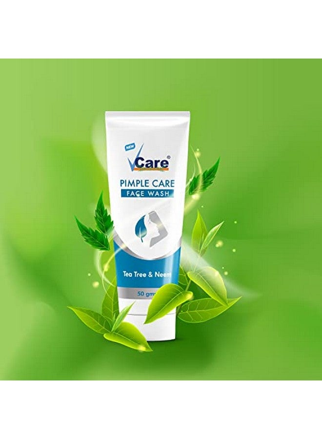 VCare Pimple Care Gel 30 Pimple Care Face Sh 50 (Combo) - Image 1