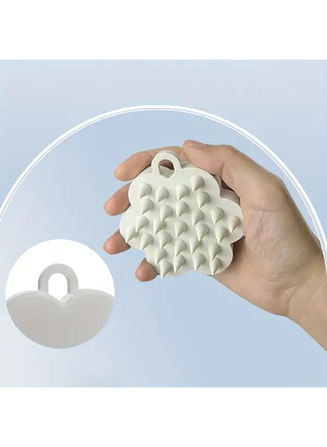Dark Gray Scalp Massager Shampoo Brush For Hair And Pet Stimulates Circulation Reduces Static - Image 3