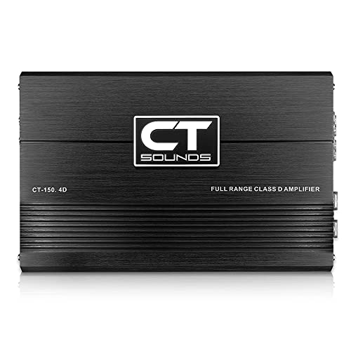 CT Sounds CT-150.4D Full-Range Class D 4 Channel Car Audio Amplifier, 1000 Watts RMS - Image 2