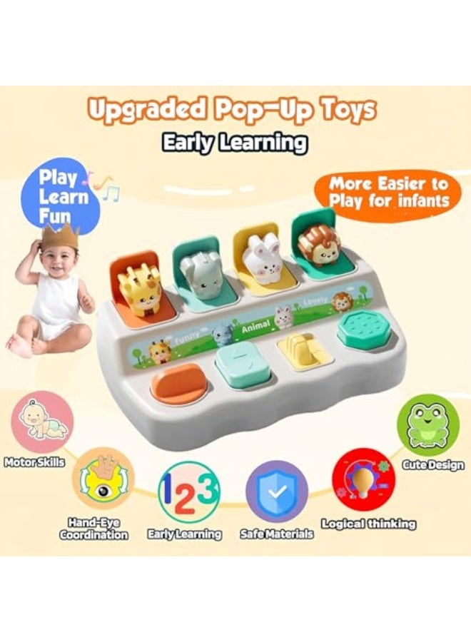 BOOM Interactive Pop up Toys,Educational Montessori Cause and Effect, Developmental Educational Toy Suitable forfor Toddlers 1 2 3,Interactive Sensory Toys for Babies Aged 18 Months and Above - Image 2