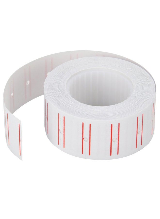 MFLABEL 12 Rolls 7200pcs White Price Gun Labels for Mx-5500 - Image 2