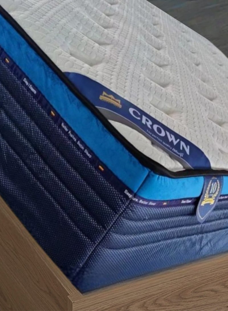 Generic CROWN high quality mattresses are specially made to meet the highest international standards with a 10 year warranty. Size: 200cm*200cm.  - Image 2