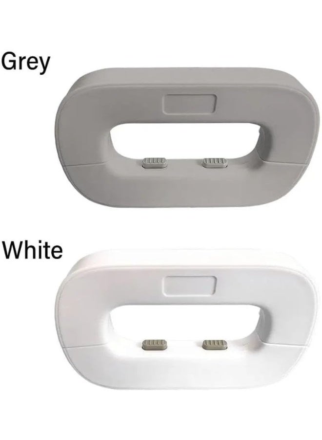 Child Safety Lock Universal Infant Door And Cabinet Lock Easy Install Baby Proof Security Latch For Refrigerator Cupboard Drawers Freezer And Furniture Durable Adhesive Child Safety Protection (Gray) - Image 3