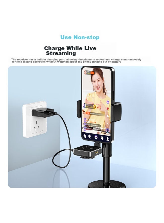 The Good Shepherd Good Shepherd Wireless Microphone Clip-on Mic Dedicated Recording Equipment, Sound Card, Outdoor Noise Reduction, Tiktok Host, Karaoke, Video Shooting, Lavalier Microphone, For Mobile Phones And Computers - Image 5