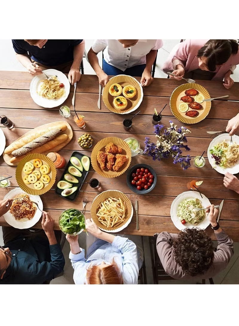 ورق اير فراير - 100 قطعة، غير لاصق، مدور، صغير - Image 2