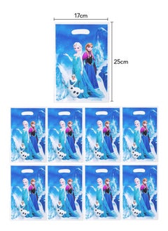 Party 20 PCS Blue Frozen Birthday Party Supplies, Cartoon Candy Bags, Tote Bags, Kids Gift Bags, Adult Birthday Party Decorations  - Image 3