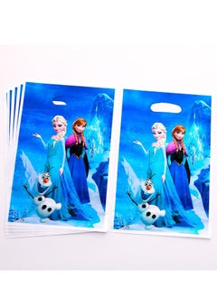Party 20 PCS Blue Frozen Birthday Party Supplies, Cartoon Candy Bags, Tote Bags, Kids Gift Bags, Adult Birthday Party Decorations  - Image 4