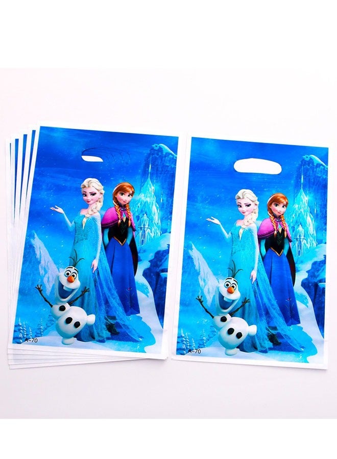 Party 20 PCS Blue Frozen Birthday Party Supplies, Cartoon Candy Bags, Tote Bags, Kids Gift Bags, Adult Birthday Party Decorations  - Image 4