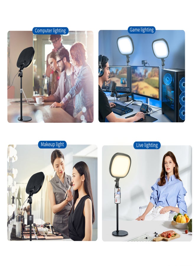 LED Live Streaming Fill Light Video Conferencing Light Selfie Photography Soft Light - Image 2