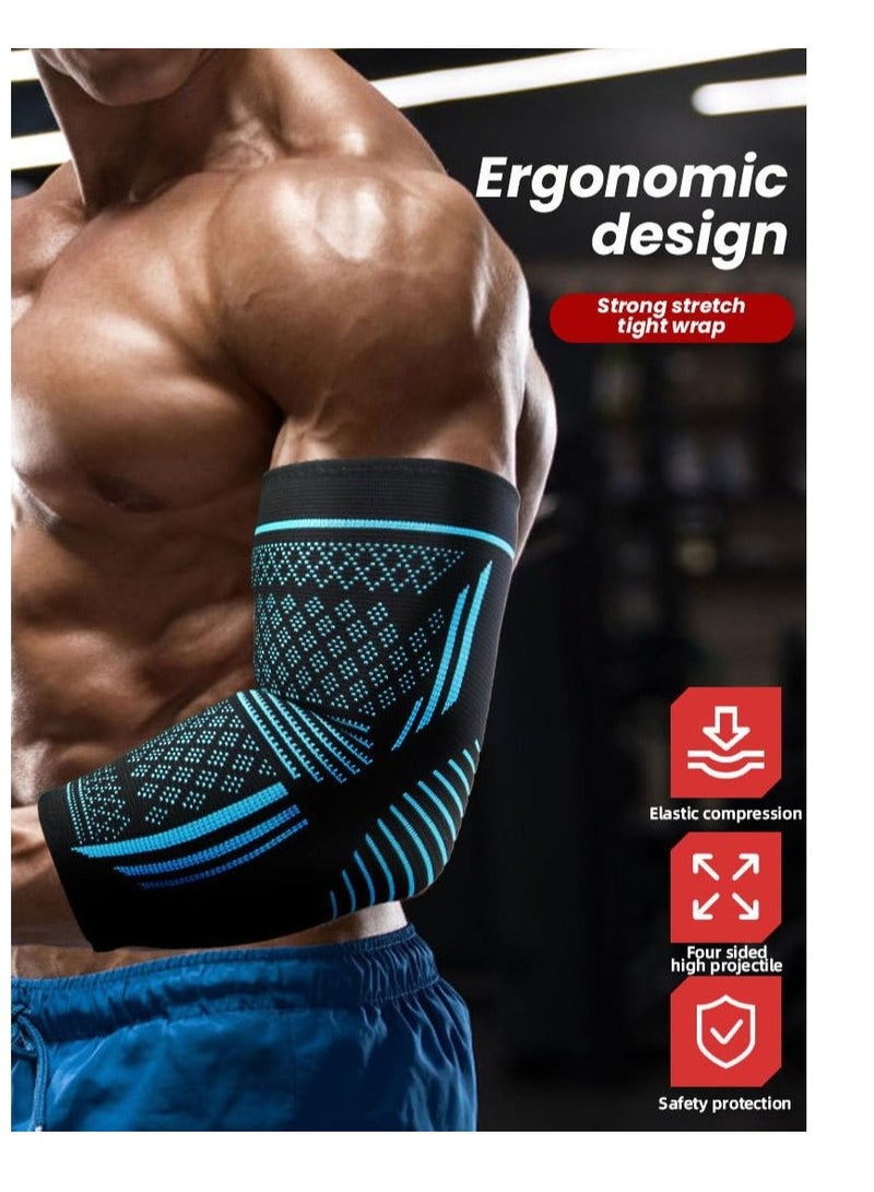 Generic Elbow Compression Sleeve (1 Pair), Braces for Tendonitis and Tennis Elbow, Arm Supports Golfer Elbow Support, Tennis Elbow Relief for Women & Men, for Weightlifting  - Image 2