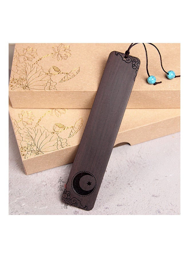 Wooden Bookmark with Exquisite Gift Box, Star and Moon Hollow Out Design, Natural Wood Reading Bookmark with Tassel, Creative Festival Birthday Gift for Book Lovers - Image 4
