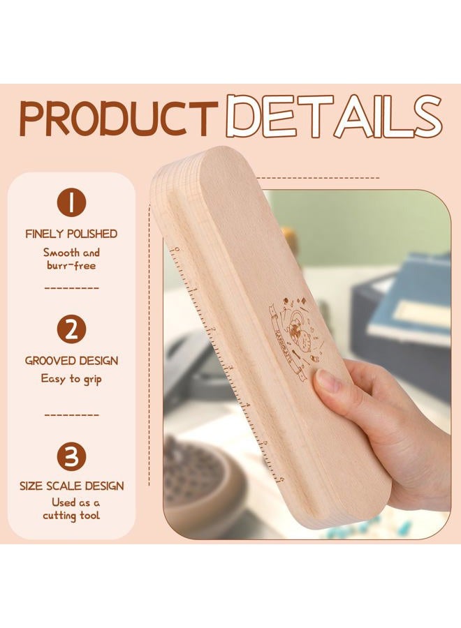 Fteven Tailors Clapper Wooden Clapper for Quilting, Professional Hardwood Tailors Clapper for Quilting and Ironing, Multipurpose Quilting Supplies Quilting Tools for Wrinkle Sewing, Fabric Folds - Image 3