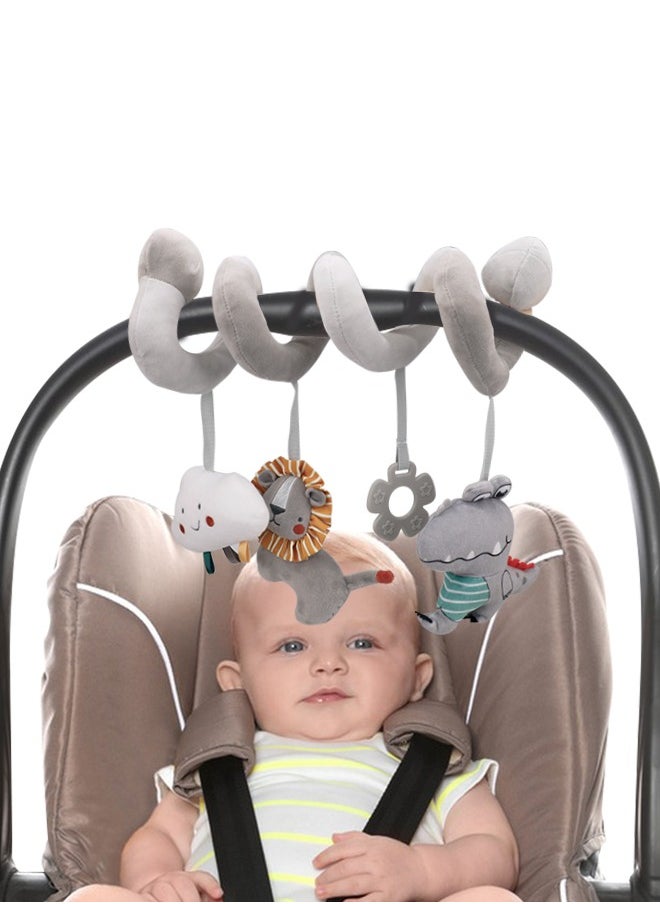 Generic Baby Stroller Toy, Spiral Hanging Toys for Infant, Car Seat Toys for Babies 0-6 Month,Crocodile  - Image 1