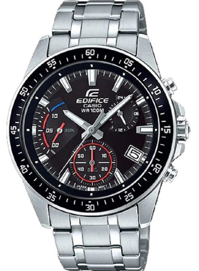 CASIO Men's Analog+Digital Round Shape Stainless Steel Wrist Watch ECB-2000DC-1ADF - 51 Mm - Image 1