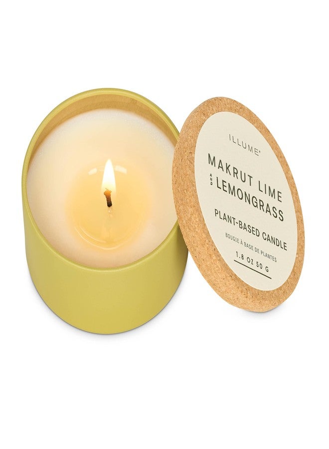 ILLUME Verde Collection Tin Candle with Cork Lid Kaffir Lime Lemongrass - Image 5