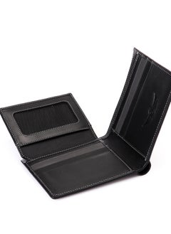 Crossland CROSSLAND Genuine Leather Men's Wallet, Bi Fold 8 Cards with Window ID - RFID Blocking Technology  - Image 4