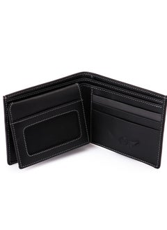 Crossland CROSSLAND Genuine Leather Men's Wallet, Bi Fold 8 Cards with Window ID - RFID Blocking Technology  - Image 3
