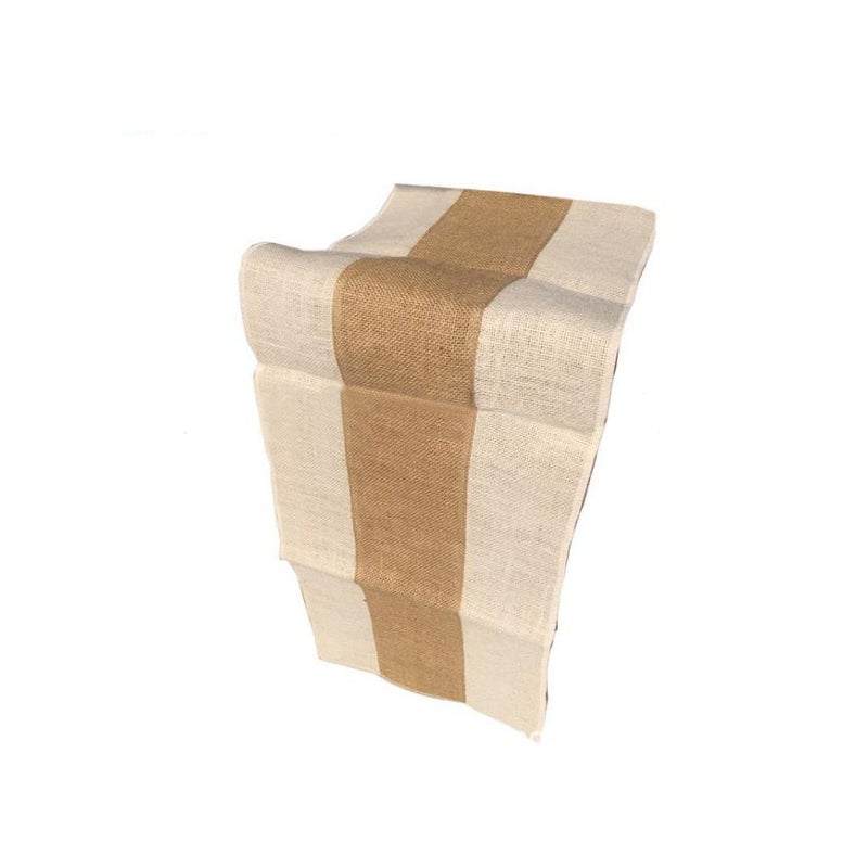 Jute Color Matching Table Runner Brown 30*183cm  - Image 2