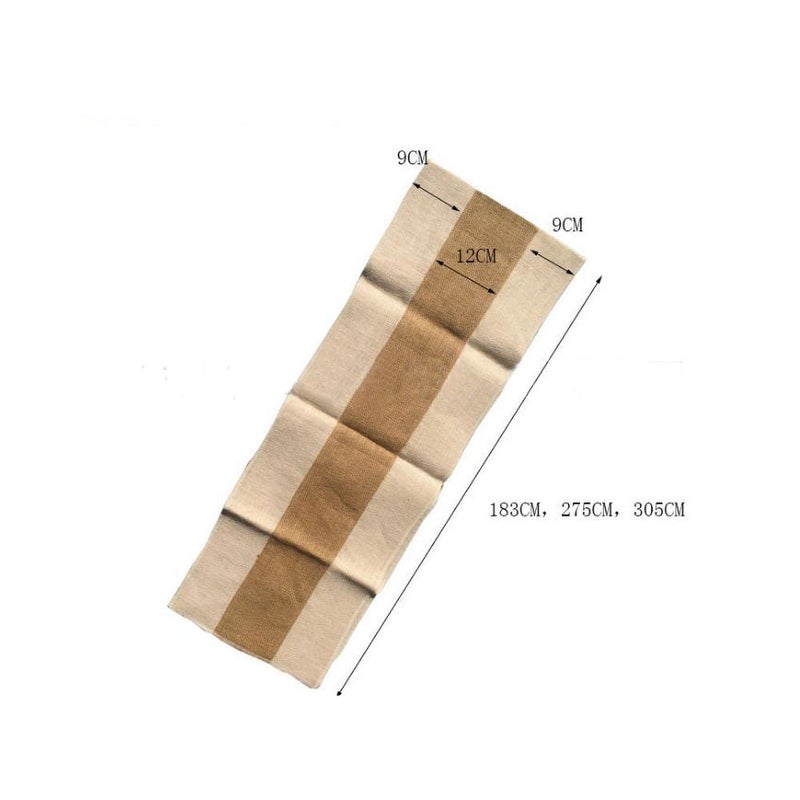 Jute Color Matching Table Runner Brown 30*183cm  - Image 3