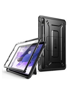 SupCase Unicorn Beetle Pro Series Case for Samsung Galaxy Tab S7 FE 12.4 Inch (2021), Full-Body Rugged Heavy Duty Case with Built-in Screen Protector & S Pen Holder (Black)  - Image 1