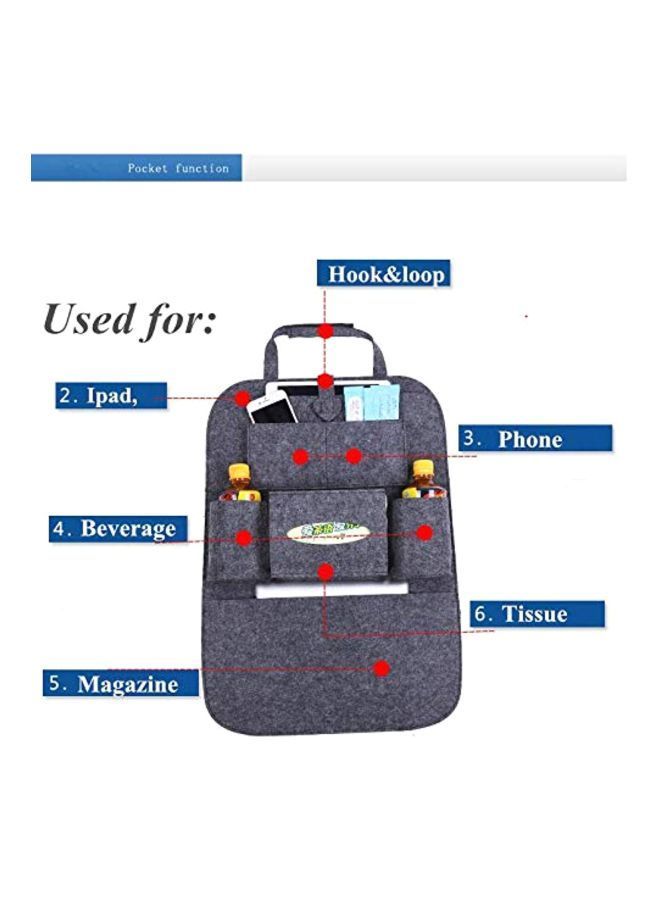 NIBEMINENT Car Multi-Pocket Back Seat Organizer - Image 4