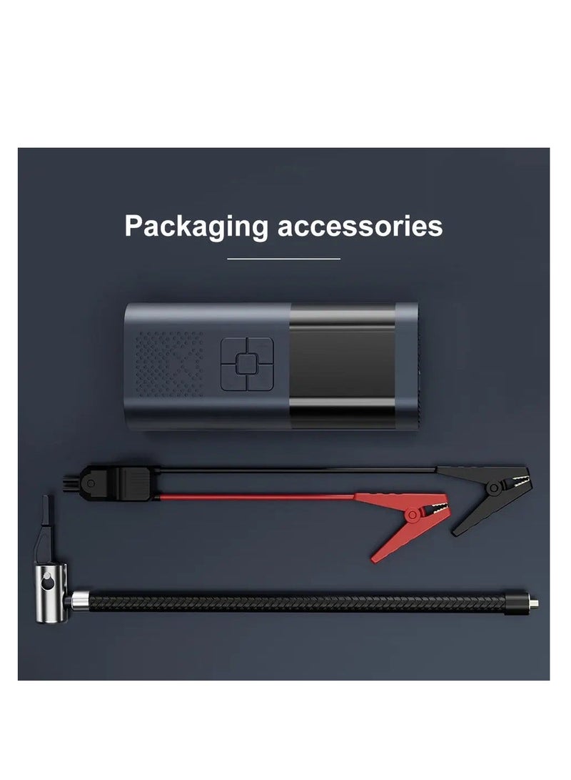 Denx Air Compressor Tire Inflator Pump Car Portable, 150 PSI Fast Inflation with LCD Dual Screen, [Cordless & Strong Power] Electric Tire Pump for Car Tire For Car, Bicycle, Motorcycles, Ball - Image 4