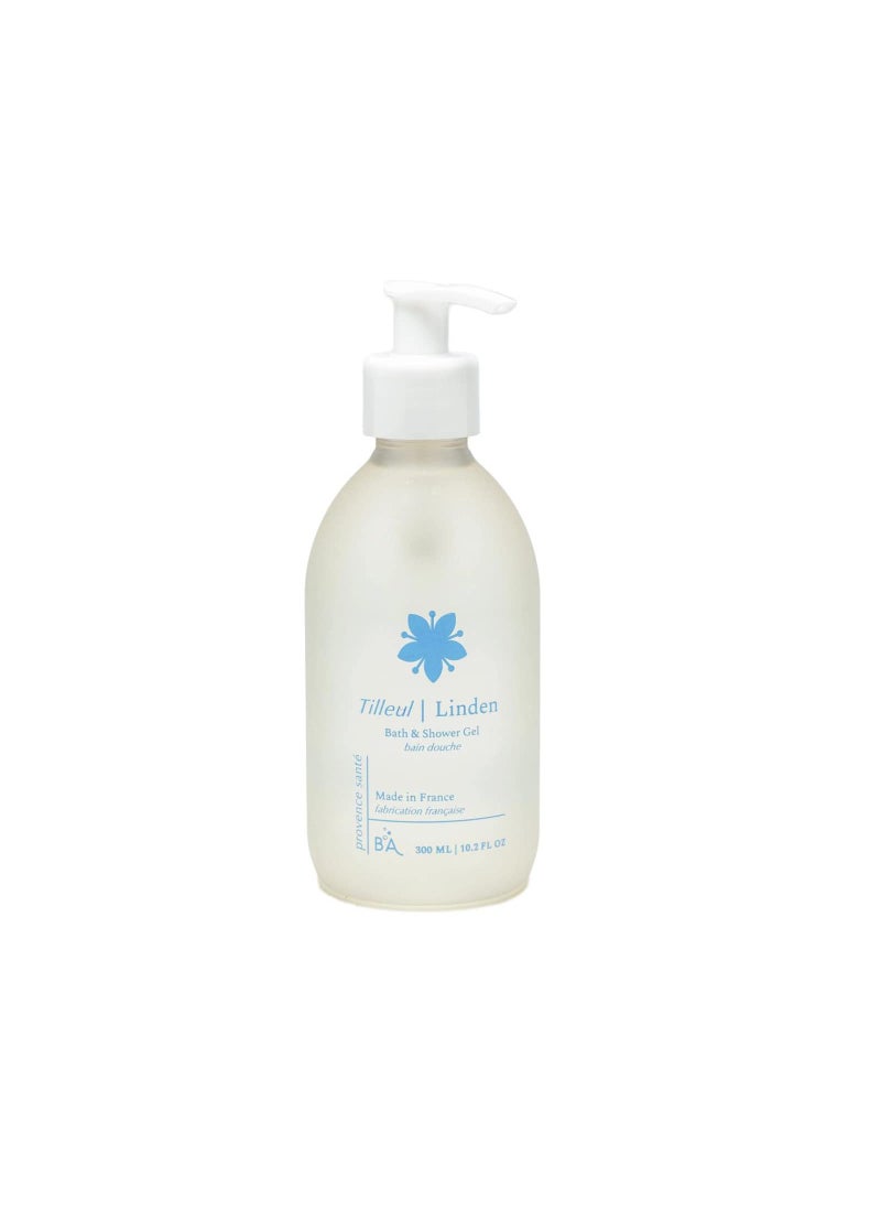 Provence Sante Provence Sante Shower Gel - Cleansing & Deep Nourishing Body Wash Extra Hydrating Dry, Rough Sensitive Skin Cleanses & Moisturizes 10.2 Oz (Linden) 