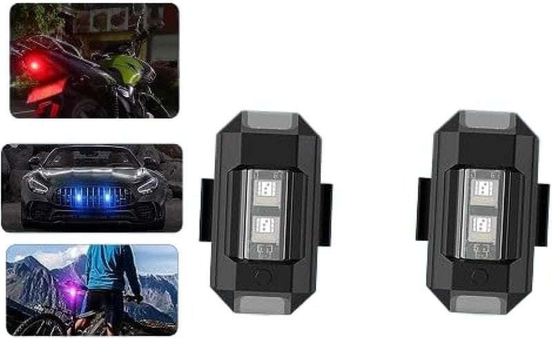 2 Piece LED Flash for Car and Motorcycle