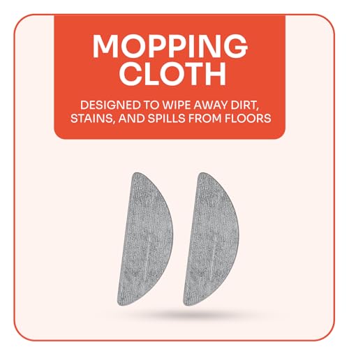 ILIFE V20 Robot Vacuum Cleaner Original Accessories Combo Set with HEPA Filter x2, Side Brush x2, Mopping Cloth x2, Roller Brush x1 - Image 3