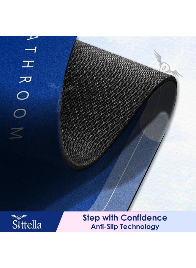 SITTELLA® 5 Pieces (3.5mm) Anti-Skid Water Soaking Bathroom Print Oval Rubber Mat, Water Absorbent Mat (40X60Cm), Multi Color - Image 5