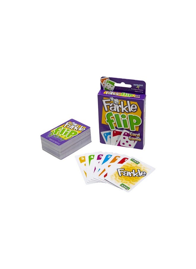 PlayMonster - Farkle Flip - The Classic Dice Game Now In A Card Game - For Game Nights - Ages 8+ - Image 1