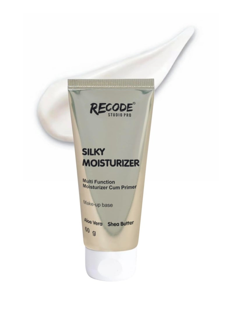 إعادة ترميز مرطب وبرايمر "سيلكي" (Silky) 2 في 1 من ريكود (Recode) - 60 جم ​​| برايمر ومرطب للوجه | خفيف الوزن، يدوم طويلاً، مرطب | لجميع أنواع البشرة | قاعدة للمكياج | يقلل من مظهر المسام | عبوة واحدة - Image 1