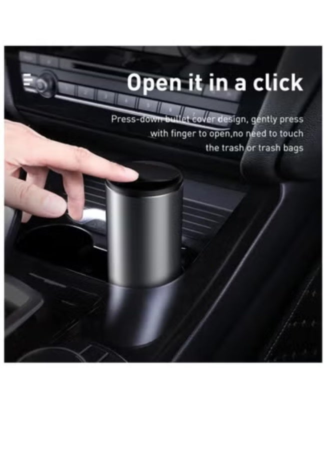 Baseus Automotive Garbage Can Mini Trash Bin Bin Portable Car Trash Can Including 30Pcs Bags - Image 4