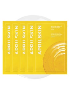 APRILSKIN Calendula Deep Essence Sheet Mask (5Ea)  - Image 1