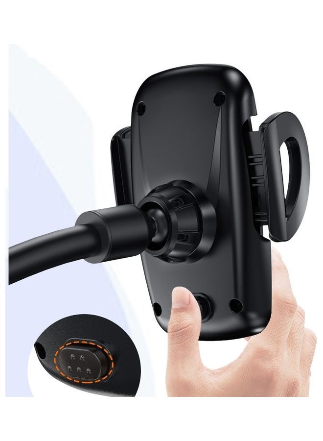NIBEMINENT Long Leg Universal Mobile Holder For Car Windshield Black/Grey  - Image 3