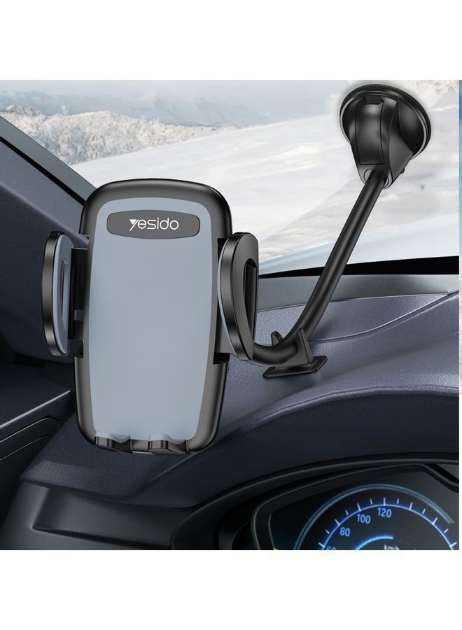 NIBEMINENT Long Leg Universal Mobile Holder For Car Windshield Black/Grey  - Image 2