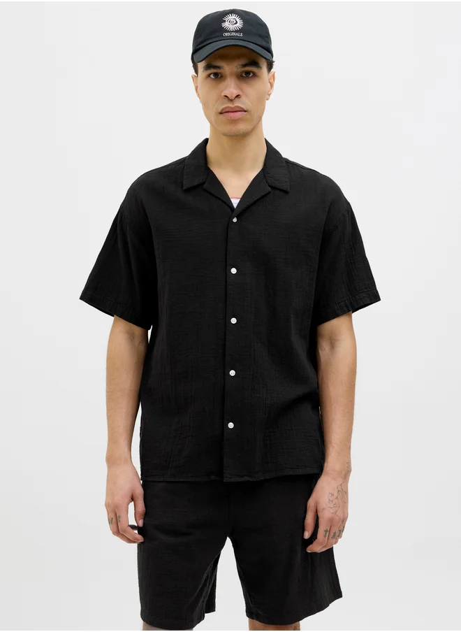 JACK & JONES Joreaster Patras Short Sleeve Resort Shirt