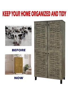 Generic Shoe Rack Modern Storage Cabinet Of Shoes 165*80*40 CM  - Image 4
