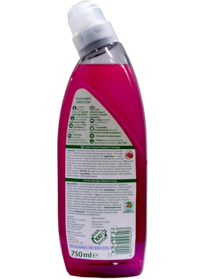 Frosch Toilet Cleaner Raspberry 750 Ml - Powerful And Natural Toilet Bowl Cleaner With Raspberry Vinegar - Image 2