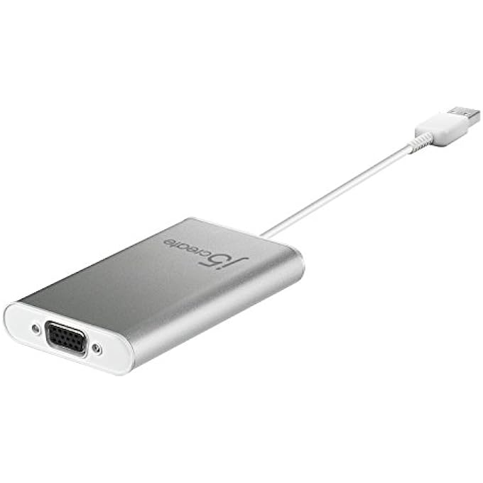 j5create USB TO VGA DISPLAY ADAPTER 1080P HD RESOLUTION UP TO 2048 X 1152| USB 3.1/3.0/2.0 PORT | COMPATIBLE WITH WINDOWS AND MAC - Image 1